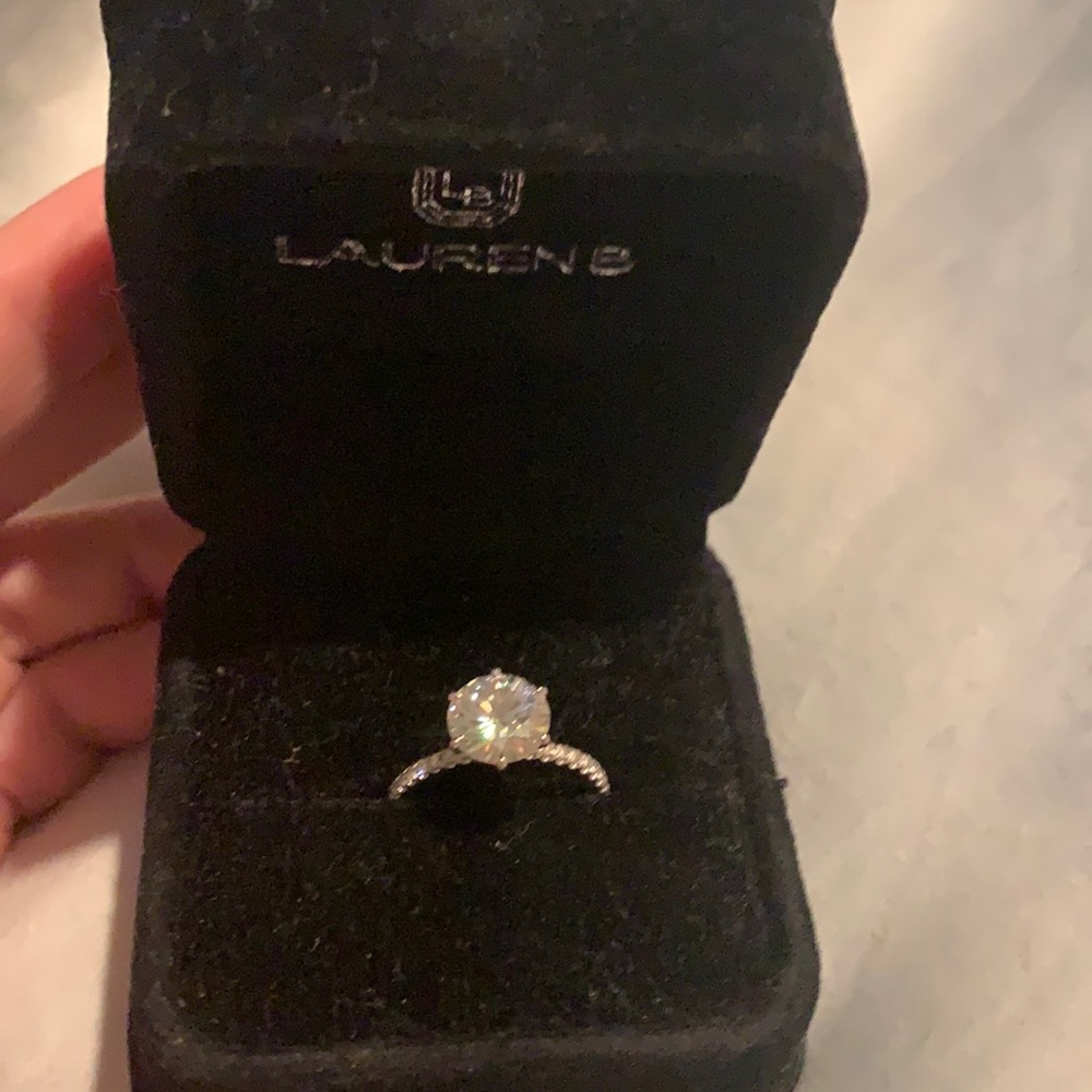 engagement ring from Lauren B in nyC